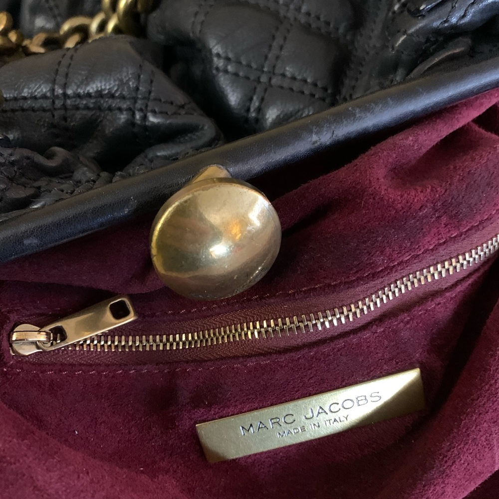 Marc Jacobs Y2K it Bag Black Quilted Stam Original - Picture 6 of 8